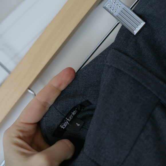 Gray Daisy Fuentes trouser dress pants - Picture 3 of 5